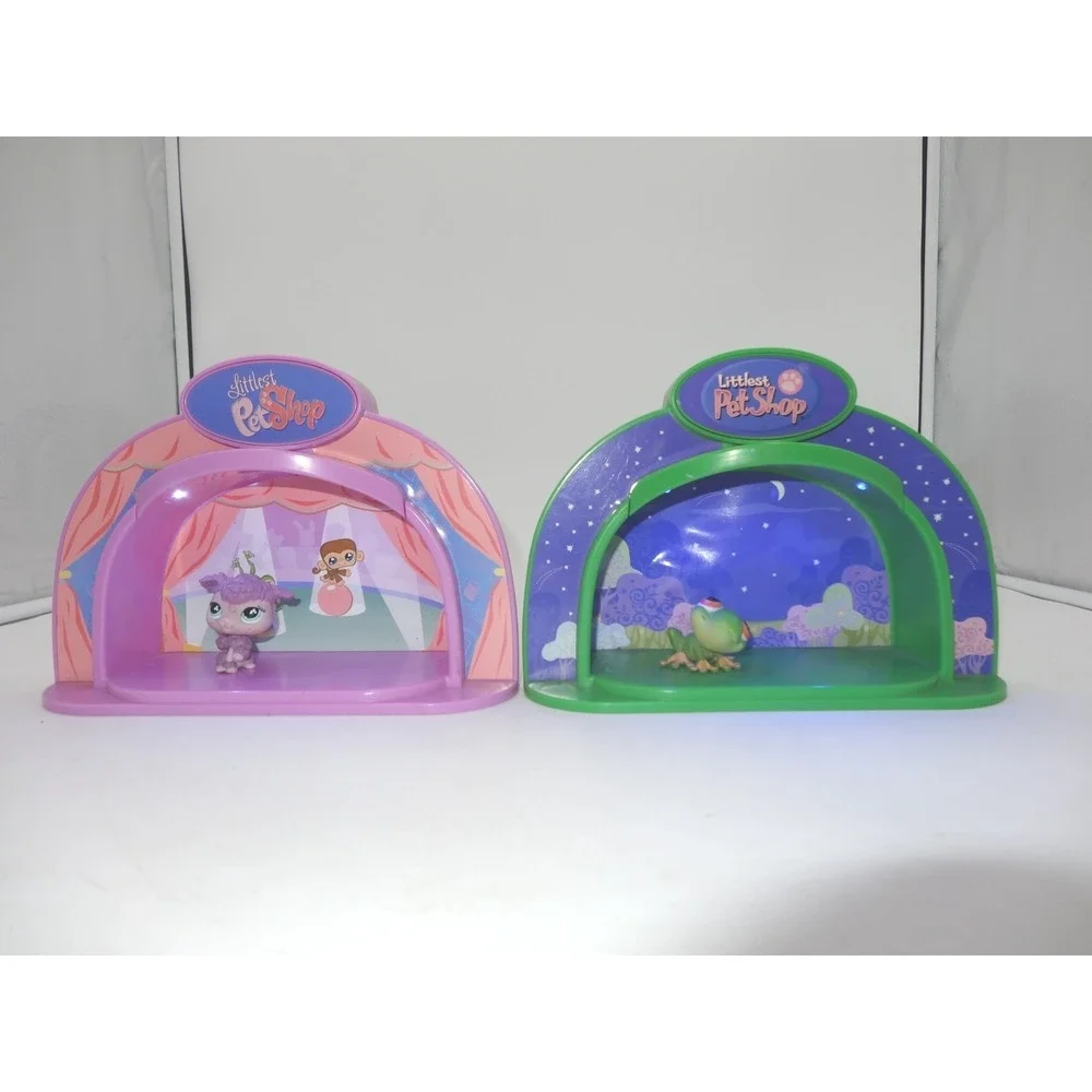 LPS Littlest Pet Shop Light Up Dome Cozy Campfire Stage Platform  Works Talent S